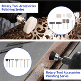 276-Piece Rotary Tool Accessories Kit 1/8" Diameter Shanks Universal Fitment