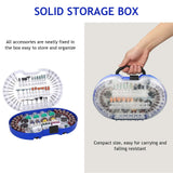 276-Piece Rotary Tool Accessories Kit 1/8" Diameter Shanks Universal Fitment