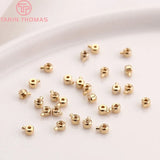20PCS 2.5x3.2MM 24K Brass Clip Station Clasps Jewelry Making Supplies