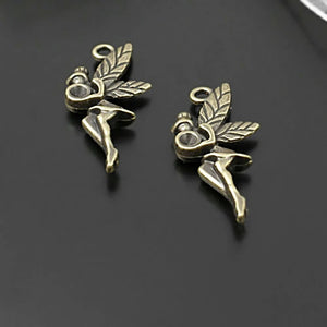 50PCS Fairy Charms Pendants Jewelry Making DIY Findings Accessories