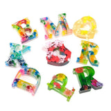 27Pcs Letter Silicone Mould Resin Jewelry Making Pendant Tool