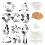 27Pcs Polymer Clay Cutters Set with Earring Hooks