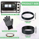 27Pcs Silicone Bands Kit for Sublimation Tumblers 20/30Oz Skinny Cup