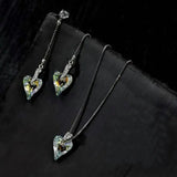 27mm Crystal Wild Heart Pendant Beads Rhinestone for DIY Jewelry Making