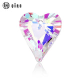 27mm Crystal Wild Heart Pendant Beads Rhinestone for DIY Jewelry Making