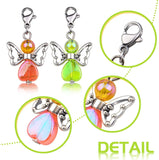 27pcs Angel Wing Charms DIY Jewelry Making 9 Colors