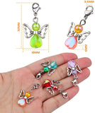 27pcs Angel Wing Charms DIY Jewelry Making 9 Colors