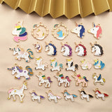 27pcs Horse Unicorn Metal Charms for DIY Jewelry Making Bulk Accessory