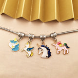 27pcs Horse Unicorn Metal Charms for DIY Jewelry Making Bulk Accessory