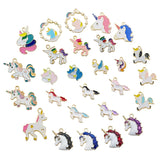 27pcs Horse Unicorn Metal Charms for DIY Jewelry Making Bulk Accessory
