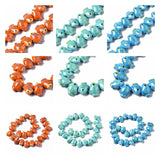 27pcs Ocean Fish Shape Ceramic Beads for Jewelry Making DIY Craft