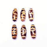 Agate Beads Amulet Money Hook Dapeng Bird Weathered Dzi Beads