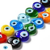 28-33Pcs Heart Shape Lampwork Beads Multicolor DIY Jewelry Making