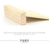 28 Hole Earrings Display Stand L Shape Wood Holder