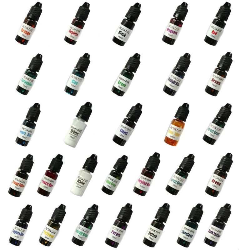 Epoxy Resin Diffusion Pigment Ink Liquid Colorant Dye 28 Colors