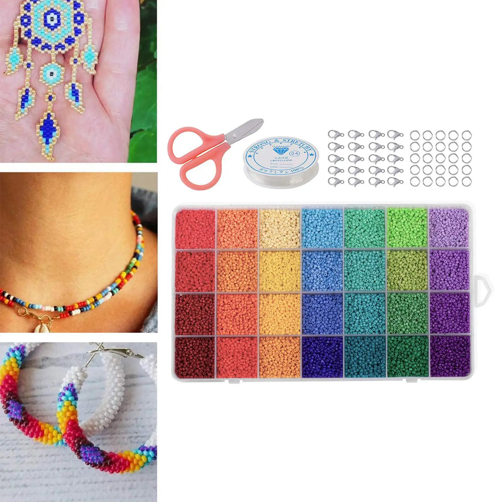 28 Colors Art Crafts for Jewelry Making Beading Accessories