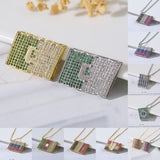 Algeria Flag Necklace Unisex Stainless Steel Pendant