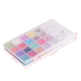 3MM Rainbow Seed Beads Kit Small Craft Beads for DIY Jewelry Making Set
