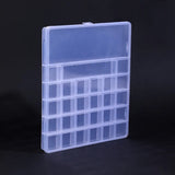 28-Grid Plastic Jewelry Box Small Business DIY Beads Stud Earring Case