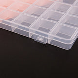 28 Compartment Plastic Container for Jewelry Making Findings Storage