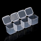 Grid Nail Art Decoration Storage Case Box Jewelry Organizer