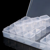 Grid Nail Art Decoration Storage Case Box Jewelry Organizer