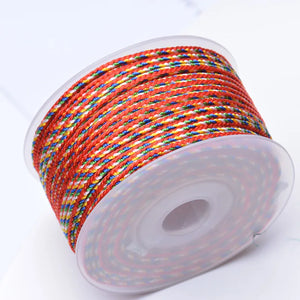 28m 2mm Colorful Nylon Rope Thread Cord for Jewelry Making DIY
