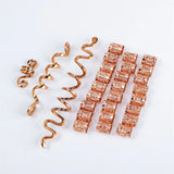 28 Pcs Spiral Snake Hairpins African Braids Hair Rings Clips Hair Jewelry