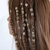 28 Pcs Spiral Snake Hairpins African Braids Hair Rings Clips Hair Jewelry
