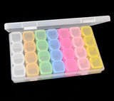 28 Slots Plastic Storage Box for Jewelry Diamond Embroidery Craft Bead Pill