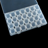 Adjustable Transparent Jewelry Plastic Box for Rings Earrings Beads Storage