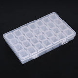 28 Slots Plastic Box Jewelry Display Container Organizer
