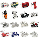 New Arrival Men's Fire Engine Cufflinks Red Novelty Wholesale