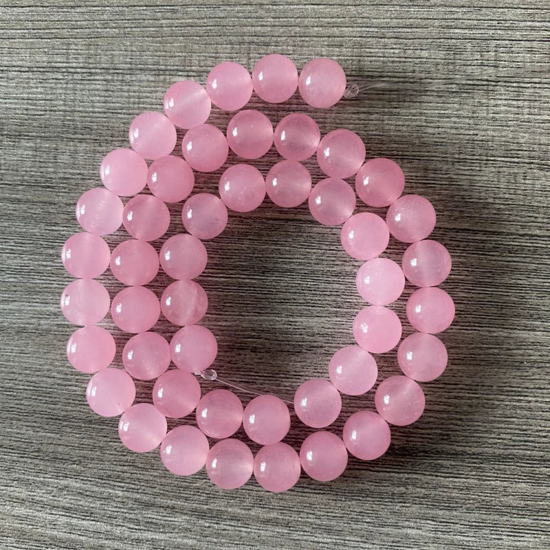 28 Styles Quartz Jades Beads Natural Stone Loose Crystal Bead For DIY Bracelets