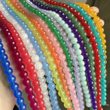 28 Styles Quartz Jades Beads Natural Stone Loose Crystal Bead For DIY Bracelets
