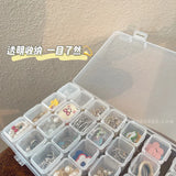 28-grid Jewelry Box Dust-proof Plastic Storage Large Capacity