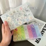 28-grid Jewelry Box Dust-proof Plastic Storage Large Capacity
