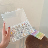 28-grid Jewelry Box Dust-proof Plastic Storage Large Capacity