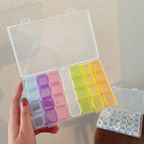 28-grid Jewelry Box Dust-proof Plastic Storage Large Capacity