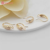 10PCS 15MM Antique Brass Earring Hook Jewelry Findings