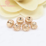 6PCS 7x8MM Champagne Spacer Beads DIY Jewelry Accessories