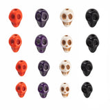 280Pcs Turquoise Skull Head Spacer Beads for DIY Crafts Halloween