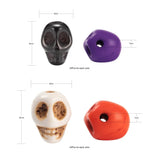 280Pcs Turquoise Skull Head Spacer Beads for DIY Crafts Halloween