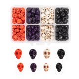 280Pcs Turquoise Skull Head Spacer Beads for DIY Crafts Halloween