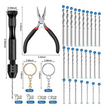 Mini Hand Drill Set for Resin Keychain Jewelry Casting