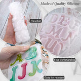 Silicone Letter Resin Mold Kit Fancy Decoration Epoxy Casting Mold