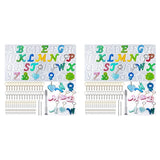 Silicone Letter Resin Mold Kit Fancy Decoration Epoxy Casting Mold