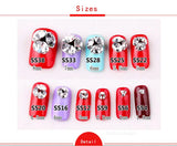 6mm Round Czech Crystal Rhinestone Nail Art DIY Wedding Craft