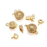 28Pcs Brass Box Clasps for Bracelet Making Jewelry Findings