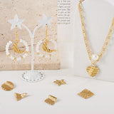 28Pcs Stainless Steel Moon Star Charms for Jewelry Making